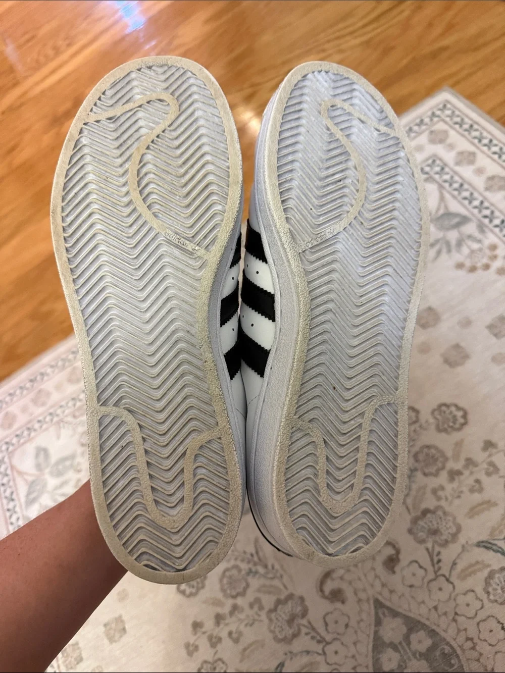 Adidas Superstar Sneakers in White and Black